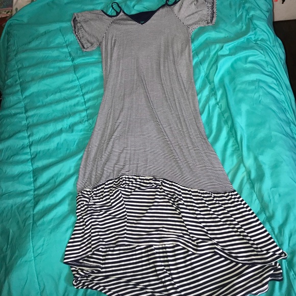 GB girls Other - Long GB girl navy blue striped dress GB girls Other - Long GB girl navy blue striped dress